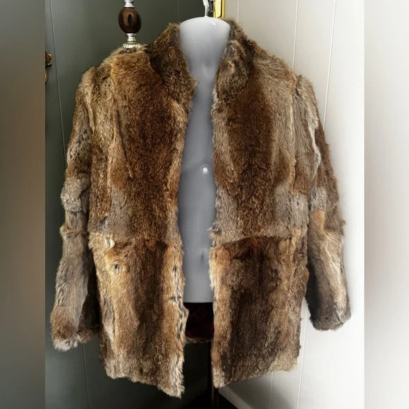 VINTAGE ‘OPERA’, REAL Rabbit Fur Coat. - Picture 1 of 4